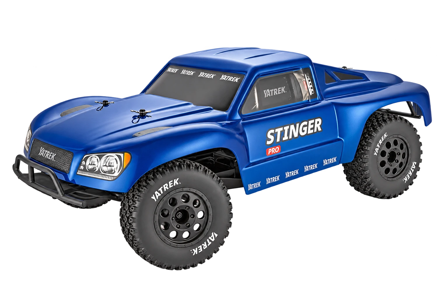 Blue RC short-course truck for the featured catalogue slide